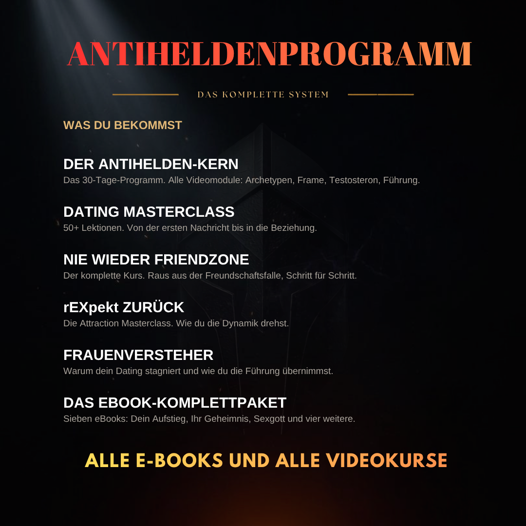 Antihelden Programm - Das Komplettsystem