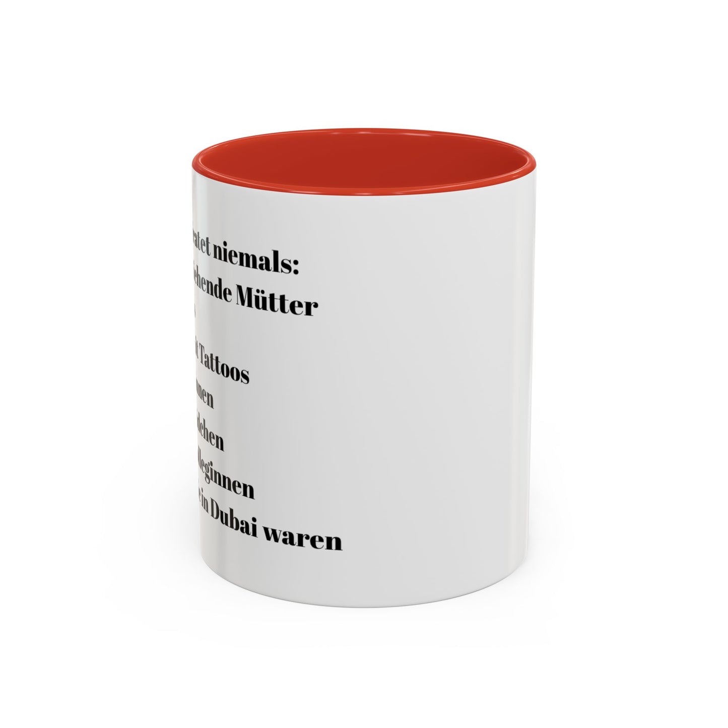 Red Flags Tasse - Warnung mit Henkel