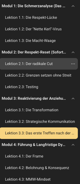 rEXpekt ZURÜCK: Die Attraction Masterclass